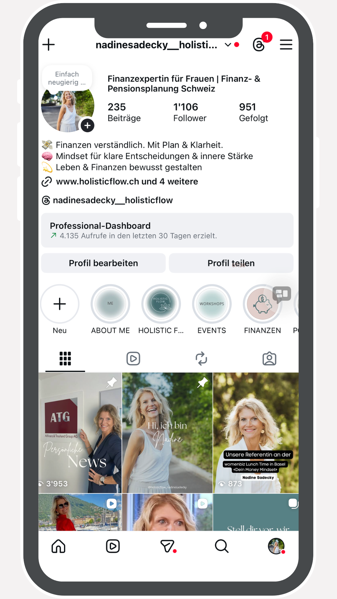 Instagram Holistic Flow